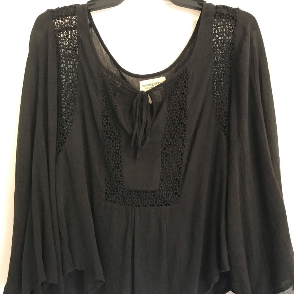 Ralph Lauren Black Blouse